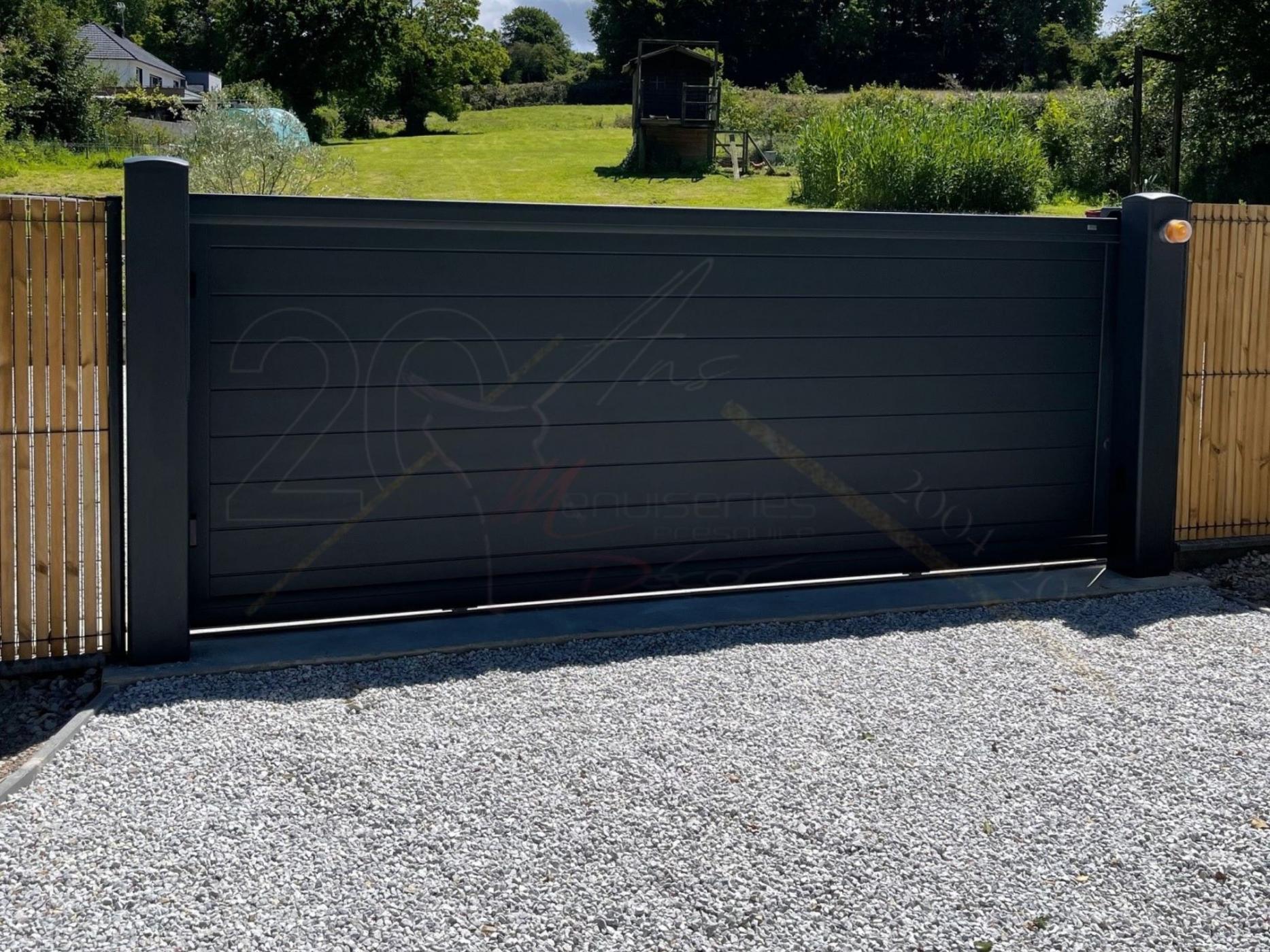 Portail coulissant aluminium sib